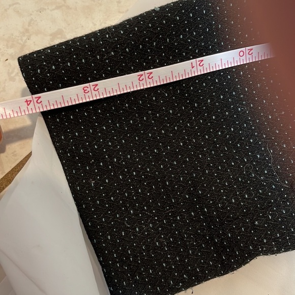 Jones New York Suit black with small dots of turquoise size 12 - Picture 4 of 13